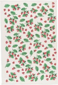 img 1 attached to Now Designs Berry Patch Floursack Kitchen Towels - Set of 3, 3 Count