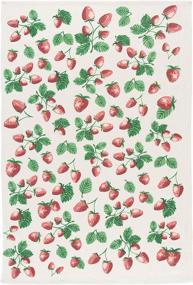 img 2 attached to Now Designs Berry Patch Floursack Kitchen Towels - Set of 3, 3 Count