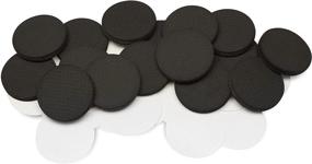 img 1 attached to 🦍 GorillaPads Non Slip Furniture Pads/Floor Grippers (Set of 16 Grips) 2 Inch Round Black Floor Protectors for Furniture, CB144-16