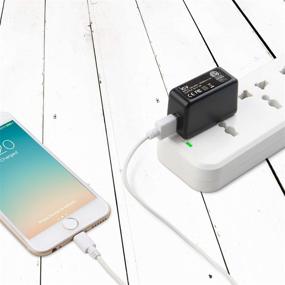 img 1 attached to Optimized for SEO: Small and Lightweight icv USB Wall Charger – 5V 2A AC Power Adapter with US Plug for Phone, Tablet, and Other USB Powered Devices – Designed with Safety in Mind