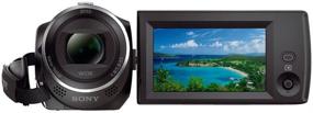 img 2 attached to 📹 Sony HDRCX405 черная ручная видеокамера Handycam - запись видео высокой четкости