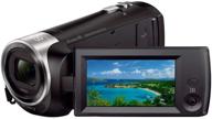 📹 sony hdrcx405 черная ручная видеокамера handycam - запись видео высокой четкости логотип