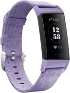 joyozy nylon woven bands - compatible with fitbit charge 3/4 and charge 3 se - replacement accessory straps - wristbands bracelet for women and men - available in 5 colors logo