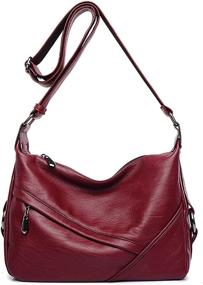 img 4 attached to 👜 Womens Shoulder Covelin Leather Crossbody Handbag - Handbags, Wallets, and Totes