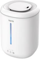 syvio 2.8l cool mist humidifier with essential oil diffuser: perfect for bedroom, large room & office, 24-hour top fill ultrasonic air humidifier with whisper quiet operation, auto shut-off & night light – ideal for home, baby, plants, kids, nursery; easy to clean logo