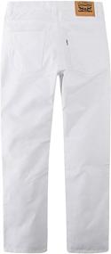 img 1 attached to 👖 Levis Regular Taper Jeans - Stylish Washed Boys' Clothing for Trendy Denim Fashion