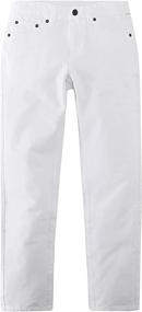 img 2 attached to 👖 Levis Regular Taper Jeans - Stylish Washed Boys' Clothing for Trendy Denim Fashion