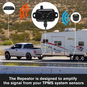 img 1 attached to 🔋 Система мониторинга давления в шинах WELLUCK Solar Power TPMS для автомобильного прицепа - 6 внешних датчиков TPMS с ретранслятором, 6 моделей сигнализации, автофон, отображение давления в реальном времени (0-116PSI / 0-8BAR)