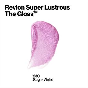 img 3 attached to 💄 REVLON Super Lustrous Lip Gloss in Sugar Violet: Long-lasting Shine for Gorgeous Lips (0.13 oz)