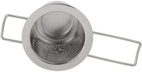 img 2 attached to Stainless Infuser Strainer Foldable Filter