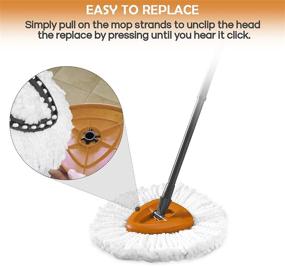 img 1 attached to Replacements Cleaning Microfiber 360Degree Replacement Household Supplies