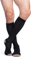 stylish and supportive: sigvaris merino wool outdoor calf-high compression socks 15-20mmhg logo