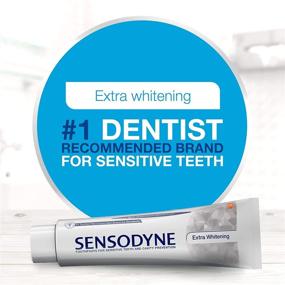 img 3 attached to 🦷 Sensodyne Extra Whitening Toothpaste for Sensitive Teeth, Cavity Prevention - 6.5 oz (3 pack) - 08421