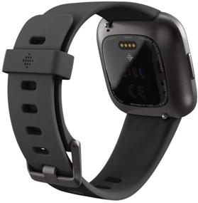 img 2 attached to 🏊 Fitbit Versa 2: Your Ultimate Health and Fitness Smartwatch with Heart Rate, Music, Alexa Built-In, Sleep and Swim Tracking, Black/Carbon (Includes S and L Bands)