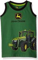 👕 adorable john deere toddler t shirt: ideal construction boys' clothing for your little one! logo