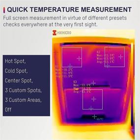 img 1 attached to 📸 HIKMICRO Mini1: 160x120 IR Resolution-25Hz Refresh Rate Thermal Imaging Camera for Android Smartphone