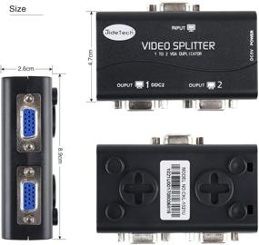 img 2 attached to VGA Splitter 2 Port USB Powered - High Resolution, Mirror Mode & Duplication Support