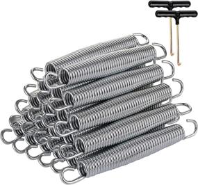 img 4 attached to Yarlung 20 Pack 7 Inch Trampoline Springs with 2 T-Hooks: Premium Stainless Steel Replacement Parts for Skywalker, JumpKing, Upperbounce, Skybound