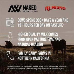 img 2 attached to 🥛 Naked Grass Fed Whey Protein Powder - 5 lb, Unflavored, Undenatured, No GMO, Soy or Gluten, No Preservatives - Promotes Muscle Growth & Recovery - 76 Servings - US Farms