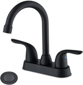 img 4 attached to 🚰 YardMonet Centerset Lavatory Faucets for Bathrooms