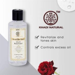 img 3 attached to 🌹 Khadi Natural Rose Water, 210ml (Pack Of 2): Nourish Your Skin with Pure Rose goodness