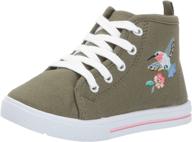 👟 carter's girls' ginger3 novelty high-top mary jane flat - unisex casual style logo