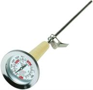 🌡️ cooper-atkins stainless steel kettle deep-fry thermometer, temperature range 50-550°f logo