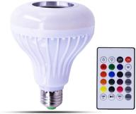 🔊 led music bulb speaker with multi-color changing light and built-in stereo speaker - bluetooth/wireless connectivity логотип