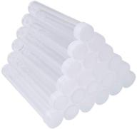 📦 ph pandahall 100шт чистые пластиковые трубки для бисера - прозрачные хранилища для бусин, органайзеры с крышкой 15 мл (75x13 мм) логотип