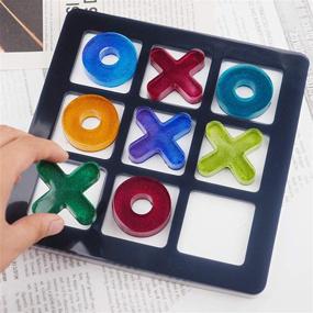 img 2 attached to Enhance Family Bonding with WALLFIA Tic Tac Toe Resin Molds: Create Fun XO Board Game at Home