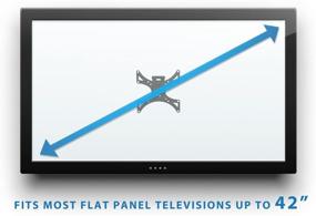 img 2 attached to Enhanced Full Motion TV Wall Mount: Adjustable Swivel and Tilt Bracket, VESA 75x75/100x100/200x100/200x200, Compatible with Sanyo LCD LED 19-32 inches (DP19640/DP26640/DP26670/DP32640/DP32670)