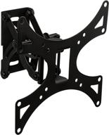 enhanced full motion tv wall mount: adjustable swivel and tilt bracket, vesa 75x75/100x100/200x100/200x200, compatible with sanyo lcd led 19-32 inches (dp19640/dp26640/dp26670/dp32640/dp32670) logo