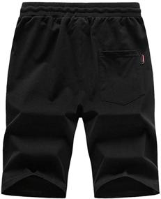 img 3 attached to 👖 Blue Boys' Clothing for Shorts - GUNLIRE Drawstring Elastic Pockets