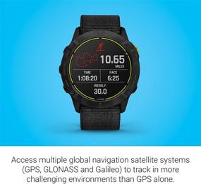 img 1 attached to Garmin Enduro: Ultra-performance Multisport GPS Watch with Solar Charging, 80-Hour Battery Life, Carbon Gray DLC Titanium & UltraFit Nylon Band