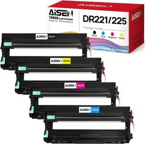 img 4 attached to 🖨️ AISEN Compatible Drum Unit Replacement for Brother DR221 DR221CL DR-221CL Drum Unit, Compatible with Brother HL-3140CW HL-3170CDW HL-3180CDW HL-3150CDN MFC-9130CW MFC-9330CDW MFC-9340CDW Printers (4 Pack)