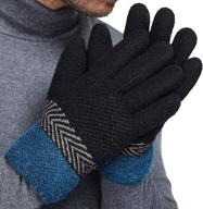 lethmik knitted winter gloves - unisex accessories for women, men & gloves logo