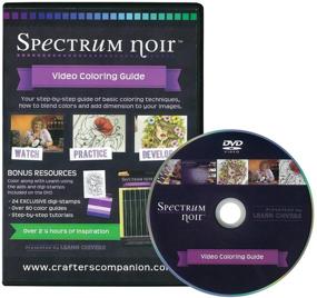 img 1 attached to 🎨 Crafter's Companion Spectrum Noir Инструкционное DVD: Овладейте искусством раскрашивания с помощью 2,5 часов экспертных руководств.