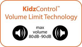 img 3 attached to 🎧 Fold-flat Travel Headphones for Kids - Vibrant Orange Design