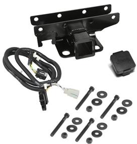 img 1 attached to Rugged Ridge 11580.52 Набор прицепного устройства с логотипом Jeep для Jeep Wrangler JK 07-18: идеальное решение для ваших потребностей в бездорожье