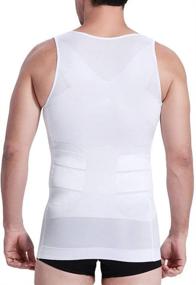 img 3 attached to 💪 Aptoco Compression Shirts for Men: Slim & Shape Your Abs with Shapewear Tank Top!