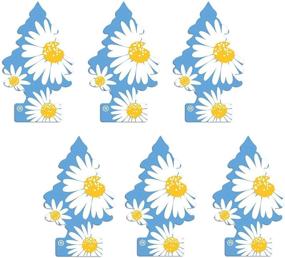 img 3 attached to LITTLE TREES Car Air Freshener Daisy Fields 6 Pack: Hang these Paper Trees for Fresh Fragrance in Your Home or Car!