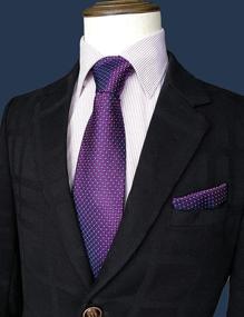 img 2 attached to WITZROYS: Exquisite Handmade Necktie with Pocket Square – A Perfect Fashion Accessory