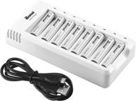 🔋 high capacity aaa rechargeable batteries with smart charger – bonai 1100mah nimh aaa batteries, 1.2v, 8-pack (8 slot battery charger for aaa aa) logo