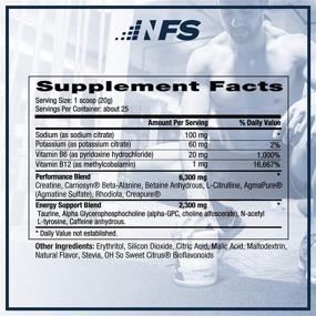 img 3 attached to 🍓 Strawberry Lemonade NF Sports Pre-Workout - Enhances Energy, Focus, Strength, and Muscular Endurance for Peak Workout Performance - 100% Satisfaction Guarantee - 25 Servings