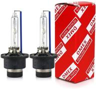 🔦 dmex d4s - 35w - 8000k ксеноновые лампы ближнего света hid: упаковка из 2 шт., замены 66440 42402 42402wx логотип