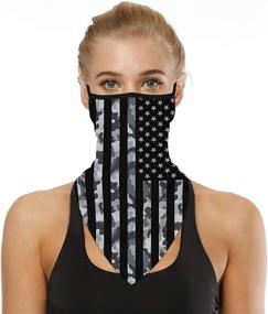 img 4 attached to 🧣 YAYOUREL Neck Gaiter: Stylish UV Face Scarf Mask for Men and Women - Multifunctional Bandana, Balaclava, and Headband