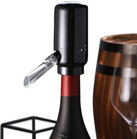 img 3 attached to Electric Wine Aerator and Dispenser Pump - Automatic Pourer, Instant Decanter, One-Touch Oxidizer for Fast Flavor Enhancement