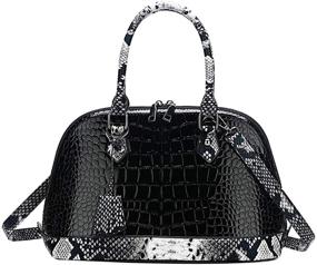 img 1 attached to Danse Jupe Crocodile Shoulder Crossbody Women's Handbags & Wallets for Shoulder Bags