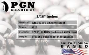 img 2 attached to 💯 PGN 0 1875 Precision Chrome Bearing: Superior Performance for Precise Applications