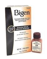 bigen hair color black 0 21 ounce logo